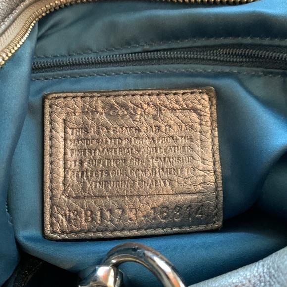 Silver Coach Handbag - Picture 5 of 9